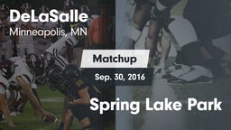 Matchup: DeLaSalle High vs. Spring Lake Park 2016