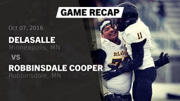Recap: DeLaSalle  vs. Robbinsdale Cooper  2016