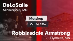 Matchup: DeLaSalle High vs. Robbinsdale Armstrong  2016