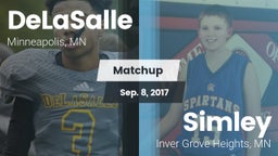 Matchup: DeLaSalle High vs. Simley  2017