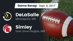 Recap: DeLaSalle  vs. Simley  2017