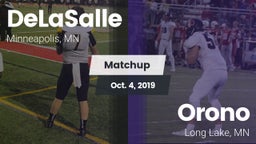 Matchup: DeLaSalle High vs. Orono  2019