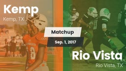 Matchup: Kemp  vs. Rio Vista  2017