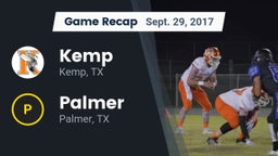 Recap: Kemp  vs. Palmer  2017