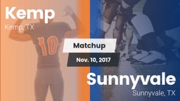 Matchup: Kemp  vs. Sunnyvale  2017