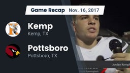 Recap: Kemp  vs. Pottsboro  2017