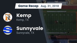 Recap: Kemp  vs. Sunnyvale  2018