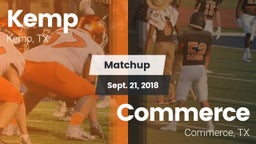 Matchup: Kemp  vs. Commerce  2018