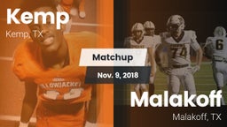 Matchup: Kemp  vs. Malakoff  2018