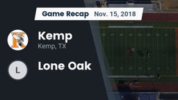 Recap: Kemp  vs. Lone Oak 2018