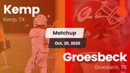 Matchup: Kemp  vs. Groesbeck  2020