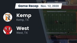 Recap: Kemp  vs. West  2020