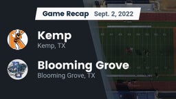 Recap: Kemp  vs. Blooming Grove  2022