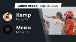 Recap: Kemp  vs. Mexia  2023