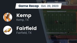 Recap: Kemp  vs. Fairfield  2023