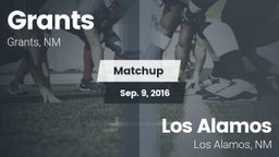 Matchup: Grants  vs. Los Alamos  2016