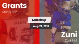Matchup: Grants  vs. Zuni  2018