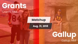 Matchup: Grants  vs. Gallup  2018