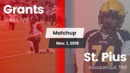 Matchup: Grants  vs. St. Pius  2018