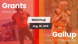 Matchup: Grants  vs. Gallup  2019