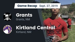 Recap: Grants  vs. Kirtland Central  2019
