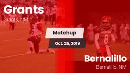 Matchup: Grants  vs. Bernalillo  2019