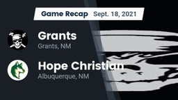 Recap: Grants  vs. Hope Christian  2021