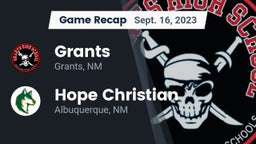 Recap: Grants  vs. Hope Christian  2023