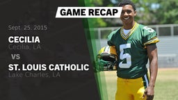 Recap: Cecilia  vs. St. Louis Catholic  2015