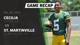 Recap: Cecilia  vs. St. Martinville  2015