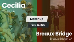 Matchup: Cecilia  vs. Breaux Bridge  2017