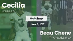 Matchup: Cecilia  vs. Beau Chene  2017