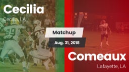 Matchup: Cecilia  vs. Comeaux  2018