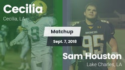 Matchup: Cecilia  vs. Sam Houston  2018