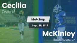Matchup: Cecilia  vs. McKinley  2018
