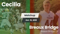 Matchup: Cecilia  vs. Breaux Bridge  2018