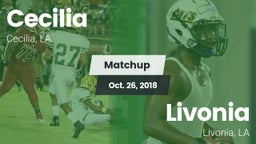 Matchup: Cecilia  vs. Livonia  2018