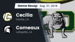 Recap: Cecilia  vs. Comeaux  2018