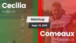 Matchup: Cecilia  vs. Comeaux  2019