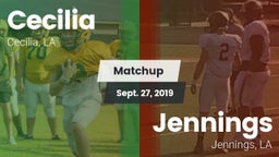 Matchup: Cecilia  vs. Jennings  2019