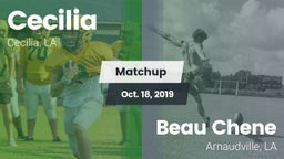 Matchup: Cecilia  vs. Beau Chene  2019