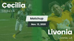 Matchup: Cecilia  vs. Livonia  2020