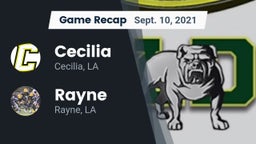 Recap: Cecilia  vs. Rayne  2021