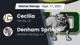 Recap: Cecilia  vs. Denham Springs  2021