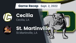 Recap: Cecilia  vs. St. Martinville  2022