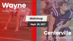 Matchup: Wayne  vs. Centerville  2017