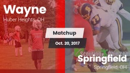 Matchup: Wayne  vs. Springfield  2017