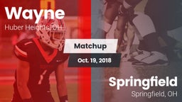 Matchup: Wayne  vs. Springfield  2018