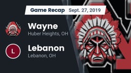 Recap: Wayne  vs. Lebanon   2019