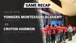 Recap: Yonkers Montessori Academy vs. Croton-Harmon  2016